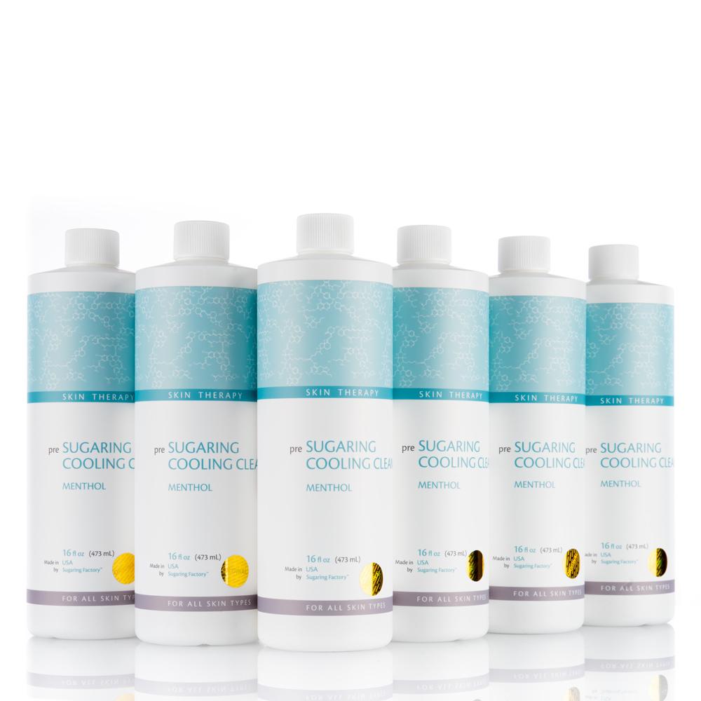 PRE-SUGARING COOLING CLEANSER - Set of Six