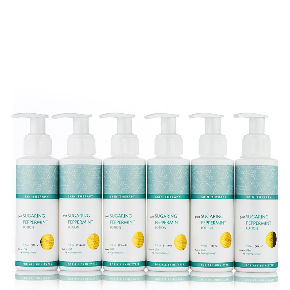 POST SUGARING PEPPERMINT LOTION small - Set of Six